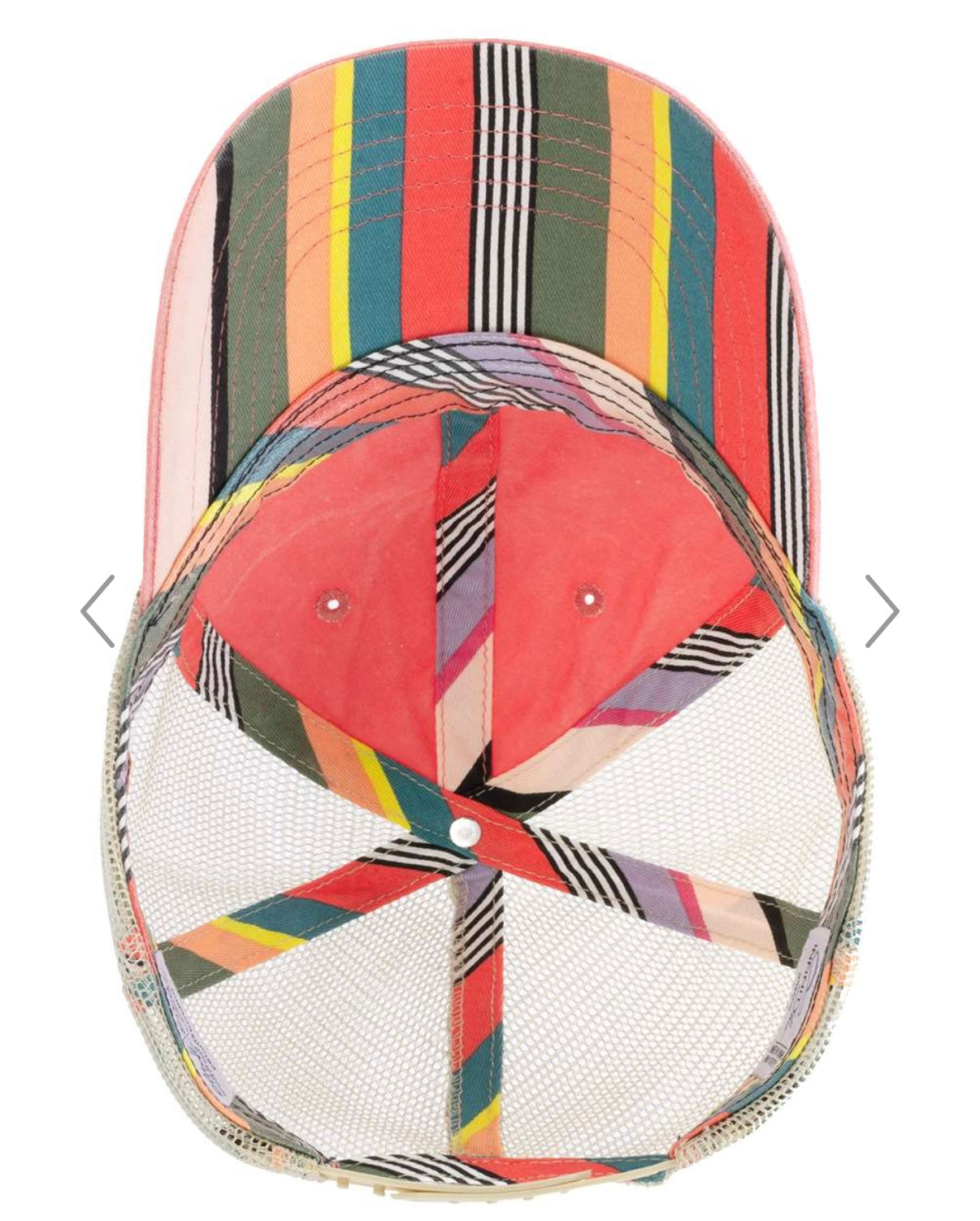 Sunset Stripe Trucker Hat